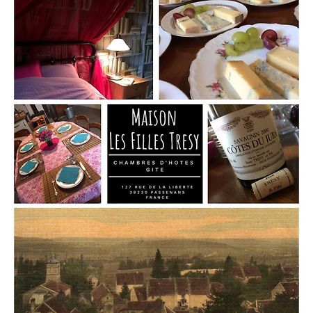 Chambres D Hotes Les Filles Tresy Passenans Exterior photo