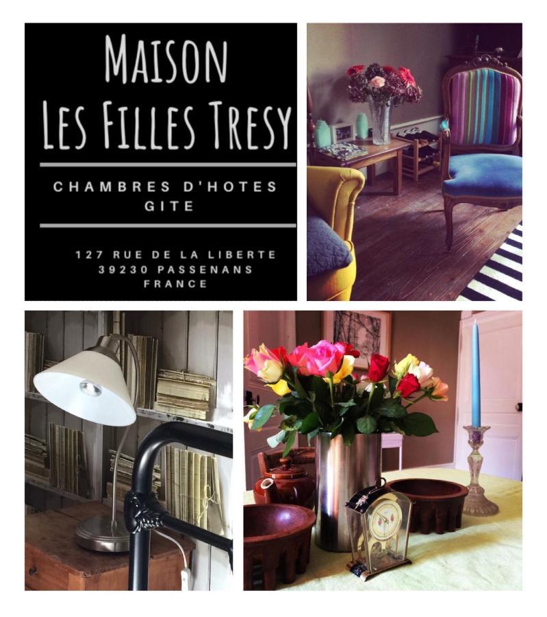 Chambres D Hotes Les Filles Tresy Passenans Exterior photo